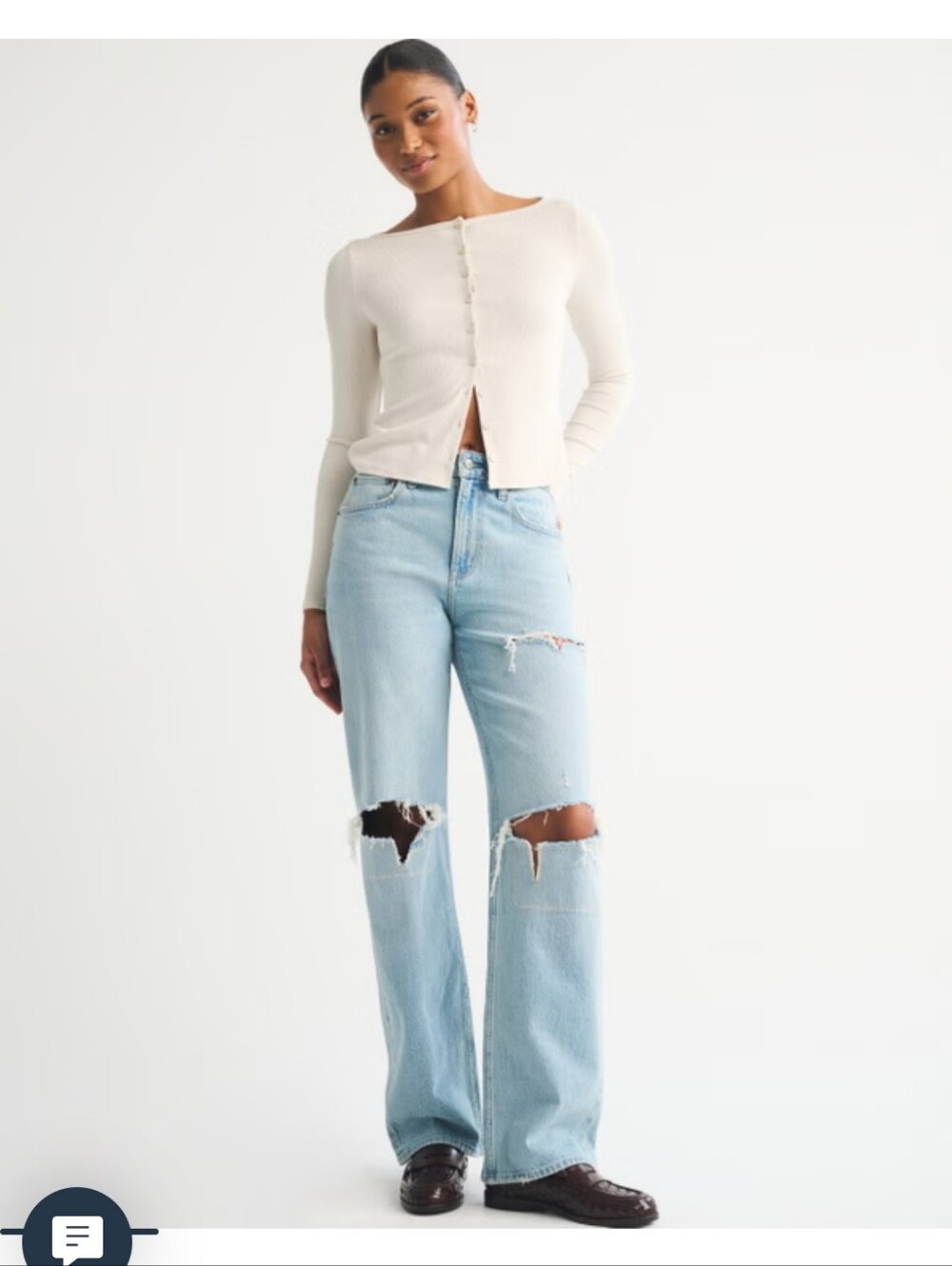 Curve Love High Rise 90's Relaxed Jeans